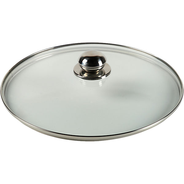 Glasdeckel mit Edelstahl ø 24 cm