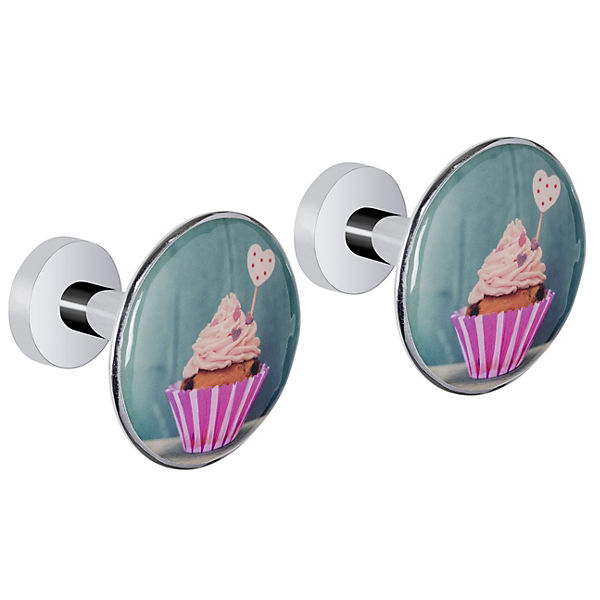 2er-Set Design Wandhaken Cupcake 2er Set