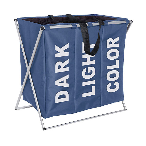 Wäschesammler Trio Blau Wäschekorb, 130 l