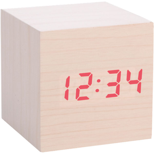 LED Clap on Wecker "Cube"