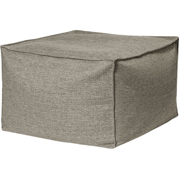 Sitzhocker Loft, 80 x 80 cm, TRINIDAD uni, sand