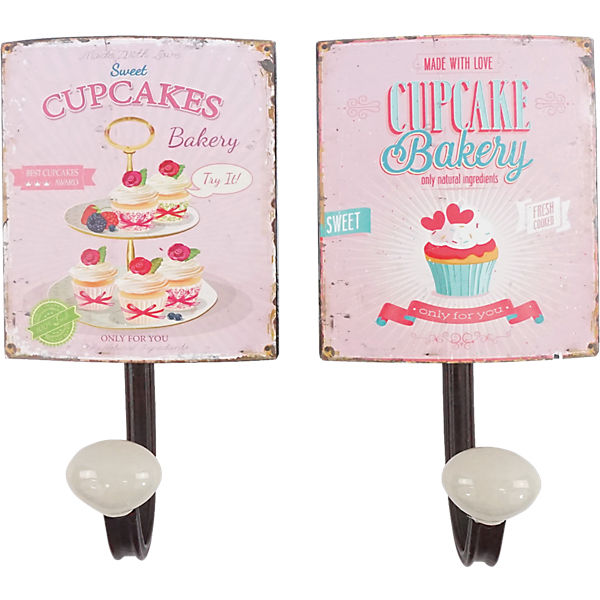 Küchenhaken "Bakery" mit 2 Haken L13 cm