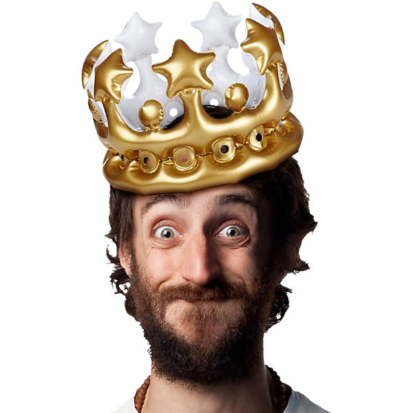 Aufblasbare Krone "King for the Day"