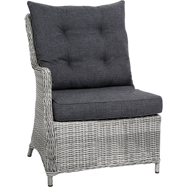Polyrattan Seitenteil links Dining-Lounge Sofa "Charme"