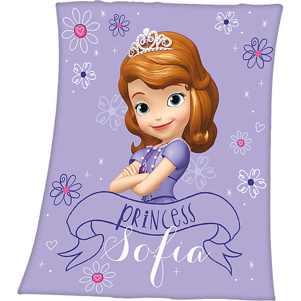 Kuscheldecke, Prinzessin Sofia, 130 x 160 cm