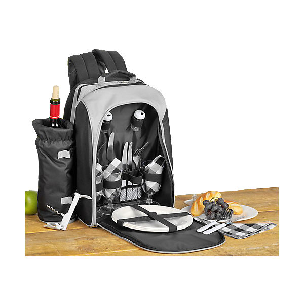 23-tlg. Picknickrucksack "Freetime" für 4 Personen