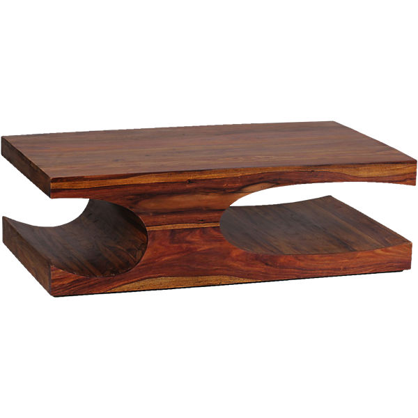 Sheesham Couchtisch "Taliba" Massivholz 118x70 cm