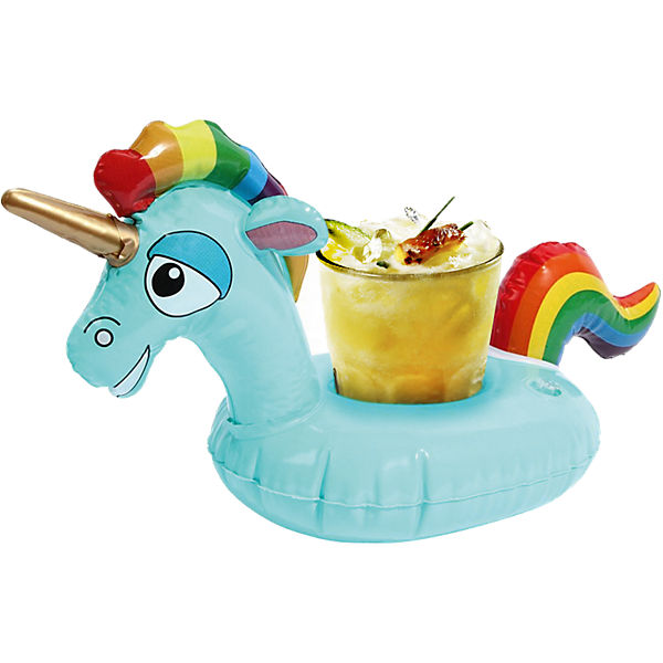 Getränkehalter Schwimmring "Einhorn"