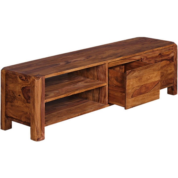 Sheesham Lowboard "Guliano" Massivholz H140 cm