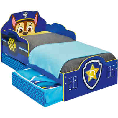 Kinderbett de Luxe, Paw Patrol, mit 2 Schubladen, blau, 70 x 140 cm