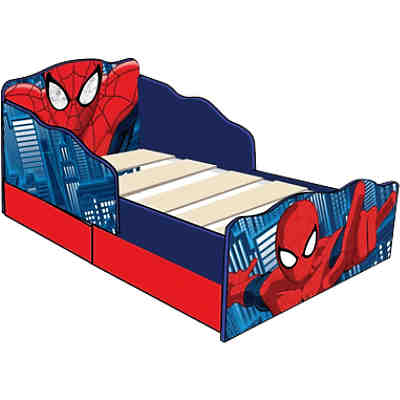 Kinderbett de Luxe, Spider-Man, mit 2 Schubladen, rot, 70 x 140 cm
