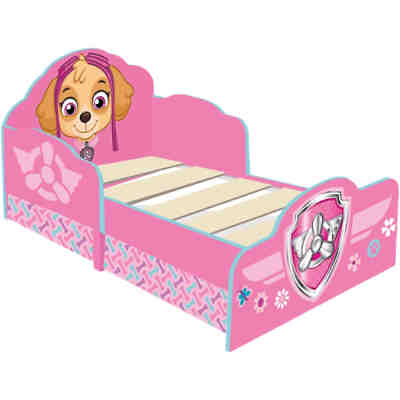 Kinderbett de Luxe, Paw Patrol Skye, mit 2 Schubladen, pink, 70 x 140 cm
