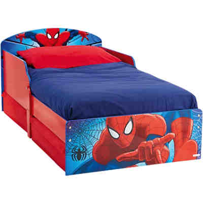 Kinderbett de Luxe, Spider-Man, rot, mit 2 Schubladen, 70 x 140 cm