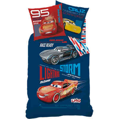 Wende- Kinderbettwäsche Disney Cars Generation, Renforcé, 135 x 200 cm