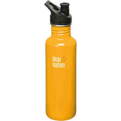 Edelstahl-Trinkflasche klean kanteen® Classic Golden Poppy, 800 ml, Sport Cap