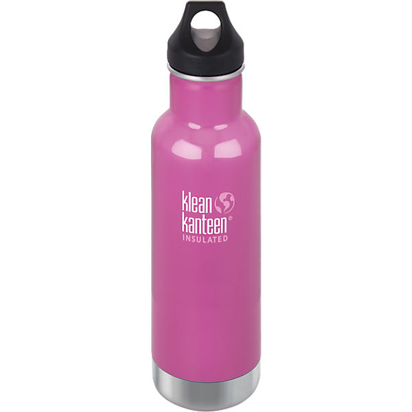 Edelstahl-Trinkflasche klean kanteen® Classic Meadow Flower, 592 ml, vakuumisoliert, Loop Cap