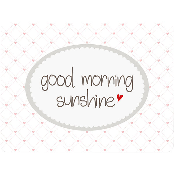 Platzset "good morning sunshine"