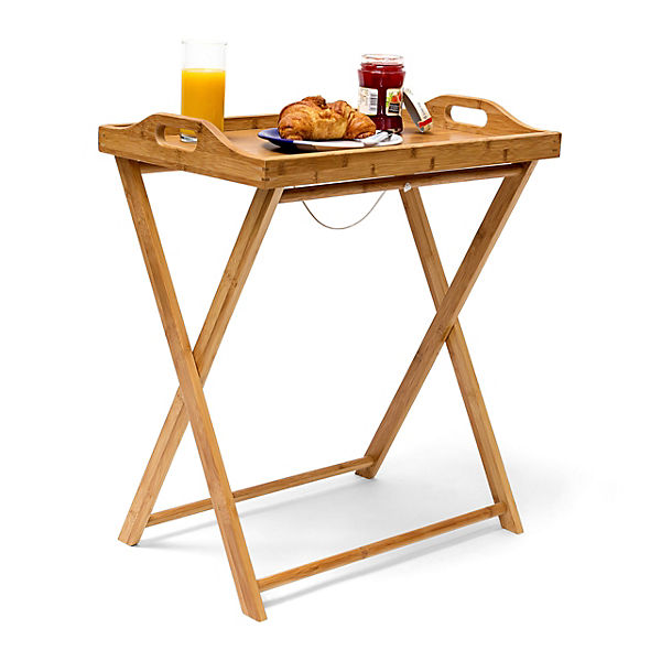 Bambus Tablett-Tisch, klappbar