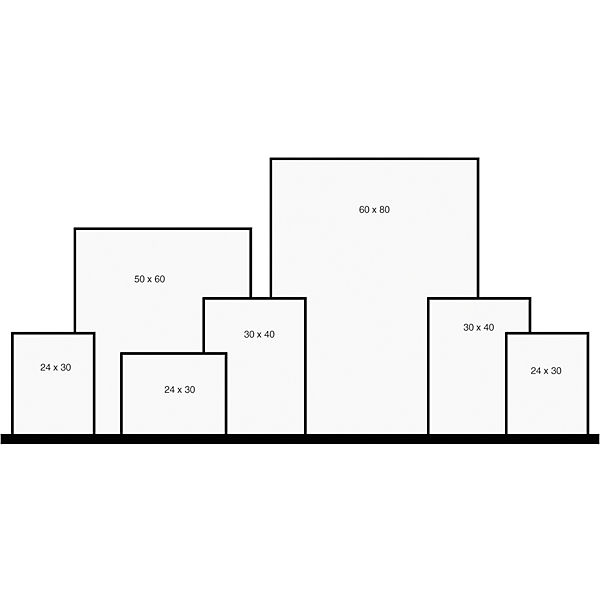7-tlg. Bilderrahmen-Set