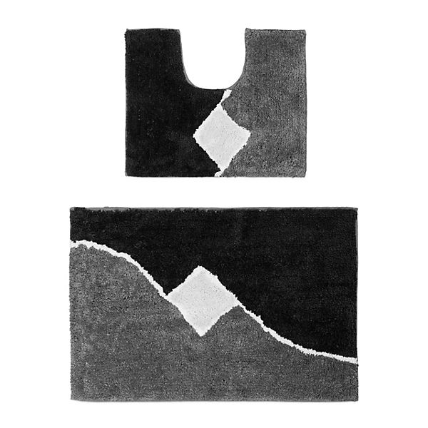 2-tlg. Badgarnitur "Grafik"