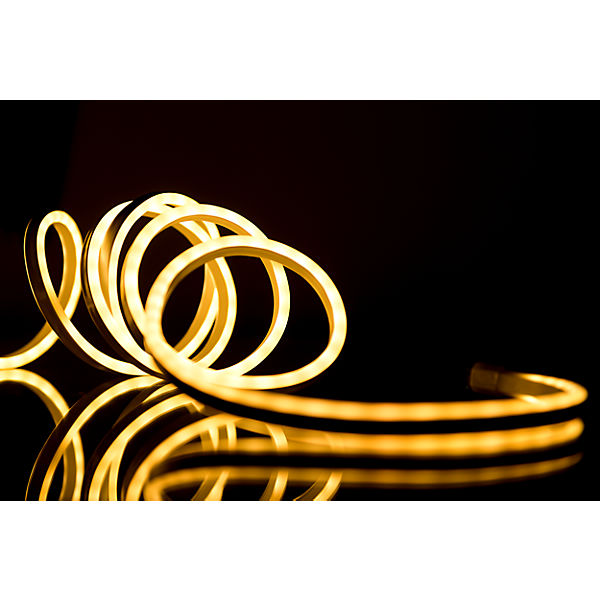 LED-Lichtschlauch, warmweiß, 60 LEDs, 10m, Netzstecker