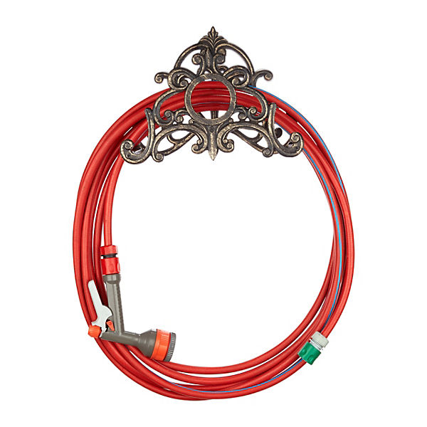 Gusseisen Schlauchhalter "Ornament"