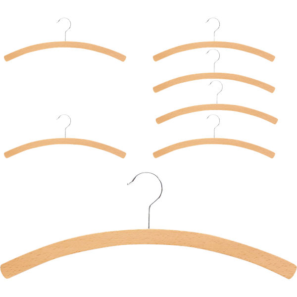 9er-Set Holz Kleiderbügel B42 cm