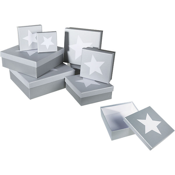 8-tlg. Geschenkkarton Set "White Star"