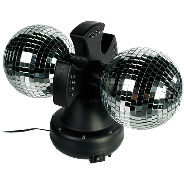 Zwillingsdiscokugel, 32 LEDs, L29 x H21 cm