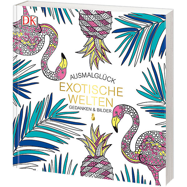 Ausmalglück: Exotische Welten