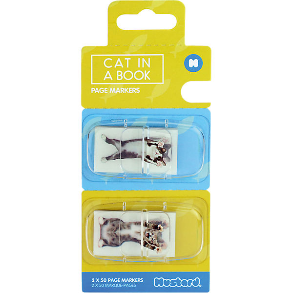 2-tlg Set Haftmarker "Katzen" a 100 St.