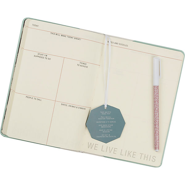 Tagebuch & Planungsbuch "people to see" mit Stift