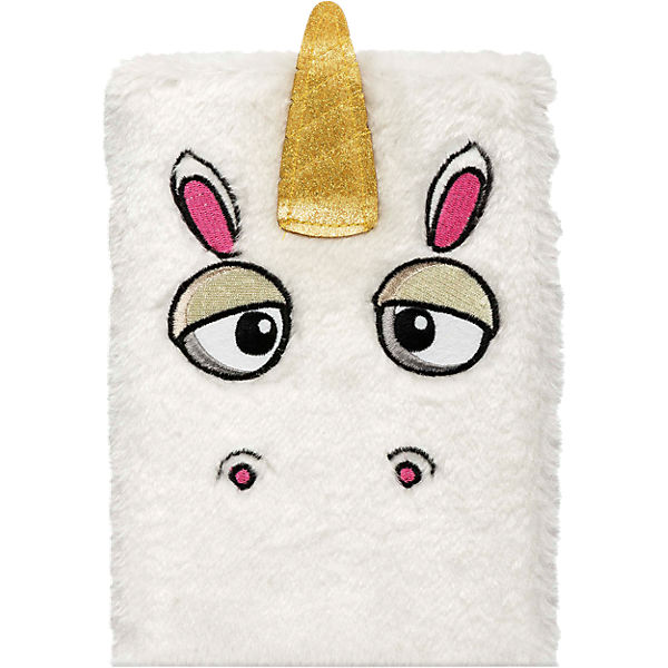 Plüsch Notizbuch "Einhorn"
