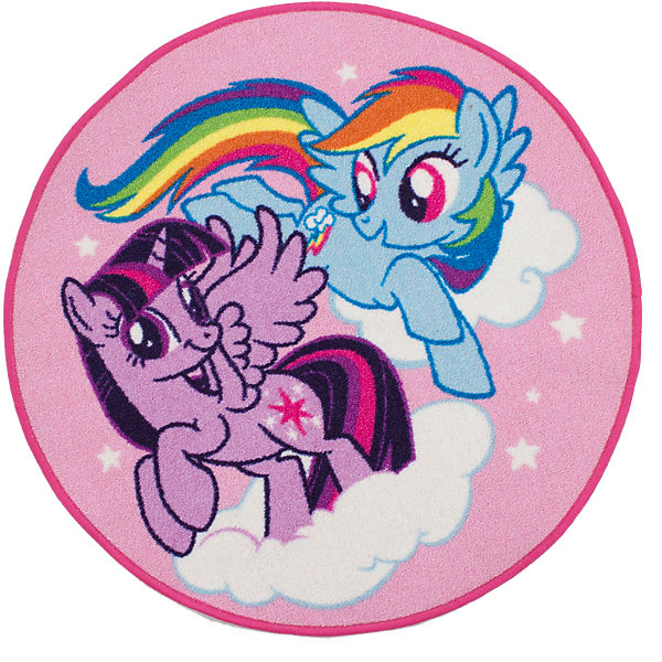 Kinderteppich My little Pony, 80 x 80 cm