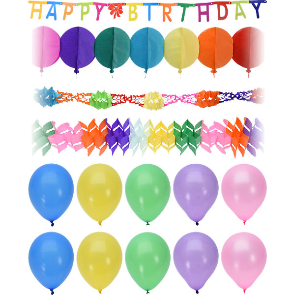 14-tlg. Partyset "Geburtstag"