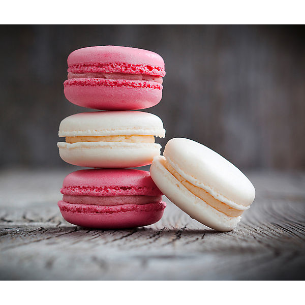 Glasrückwand "Macarons"