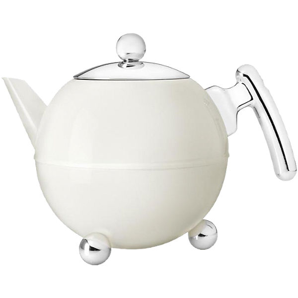 Doppelwandige Edelstahl Teekanne "Duet Bella Ronde" 1,2l