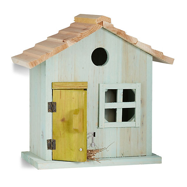 Nistkasten mit Tür und Fenster