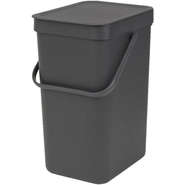 Mülleimer "Sort&Go" 12l, mit Wandhalterung