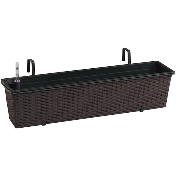 Polyrattan Balkonkasten 19x80 cm