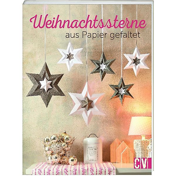 Weihnachtssterne aus Papier gefaltet