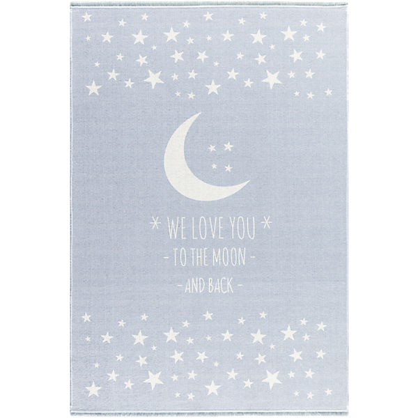 Kinderteppich, LOVE YOU MOON, In- Outdoor