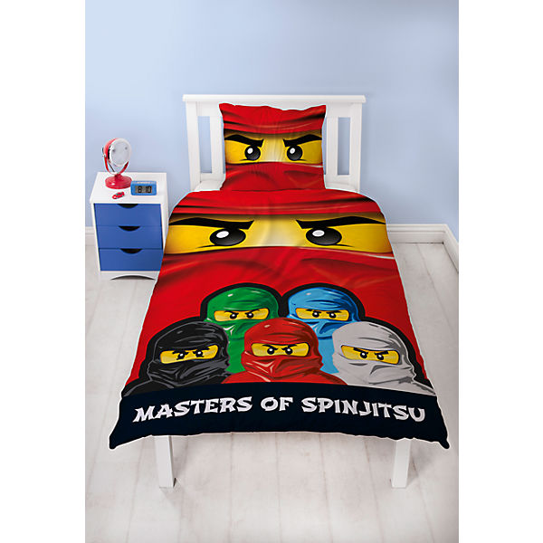 Wende- Kinderbettwäsche NINJAGO, Renforcé, 135 x 200 cm