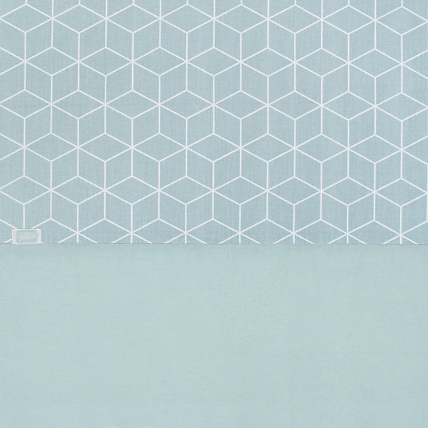 Bettlaken Baumwolle, stone green, 120 x 150 cm