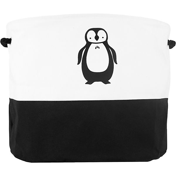 Korb XL canvas Pinguine