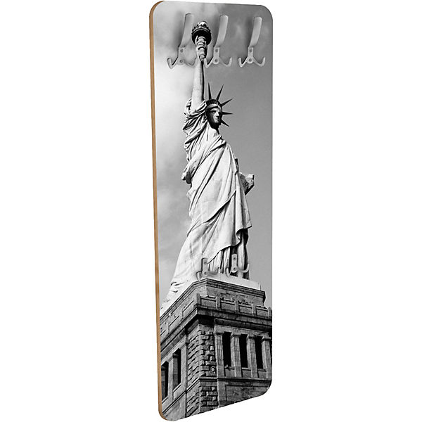 Wand Garderobe "Freiheitsstatue" mit 5 Haken