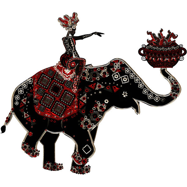 Wandtattoo "Elephant" 57x50 cm