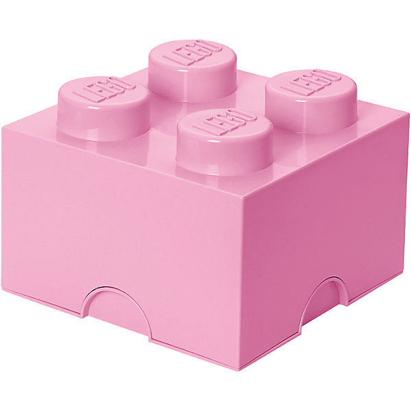 LEGO Aufbewahrungsbox Storage Brick Stein rosa, 4 Noppen
