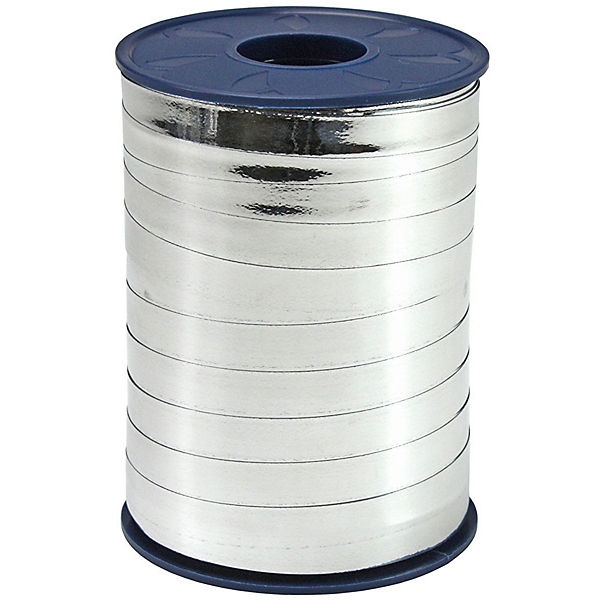 250m Geschenkband 10mm "Metall Ringelband"