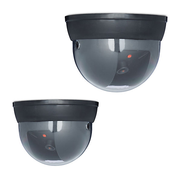 2er-Set Kameraattrappe mit LED